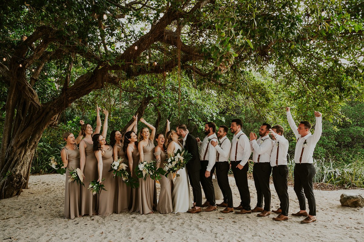 Surrounded by the best squad a couple could ask for! 💍👰🤵 #BridesmaidsAndGroomsmen #WeddingSquadGoals

•
•
•
Captured by: @maggiegracephoto

#costaricaweddingplanner #costaricaweddings #CostaRica #DestinationWedding #DestinationWeddingCostaRica #DestinationW...