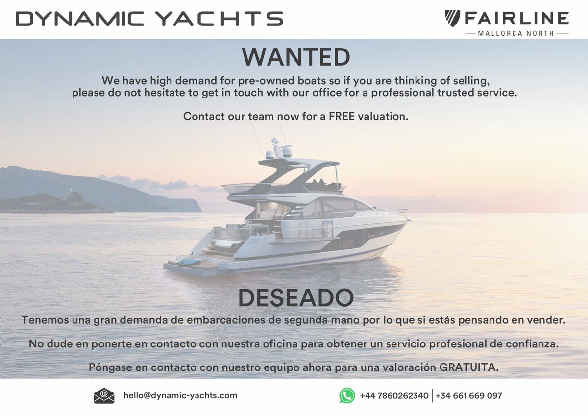 Dynamic Yachts SLU tweet media