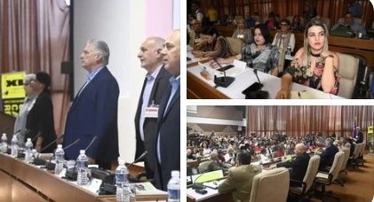 UJCdeCuba's tweet photo. 🔴 Sesiona en estos momentos el #XICongresoUPEC, con la asistencia de la máxima dirección del país.También asiste @aylinalvarezG 1ra Secretaria del Comité Nacional de la #UJC. @DiazCanelB @DrRobertoMOjeda @ronquillobello
#CreaTuFelicidad https://t.co/WAG15aq4VT