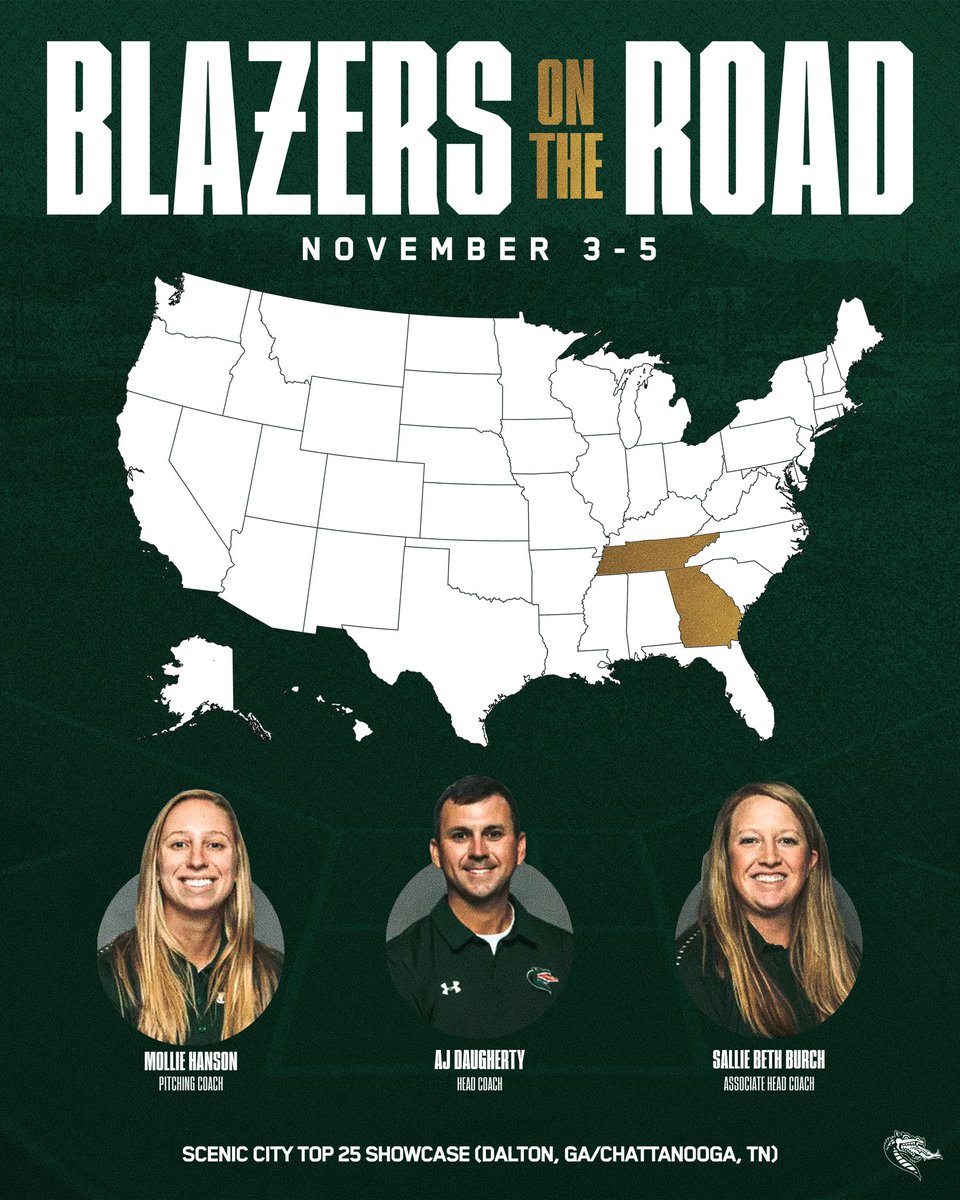 Road Trippin’ 🛣️

Coach Daugherty, Burch and Hanson take on the Scenic City Top 25 Showcase this weekend!

Will we see you there? 👁️

#WinAsOne