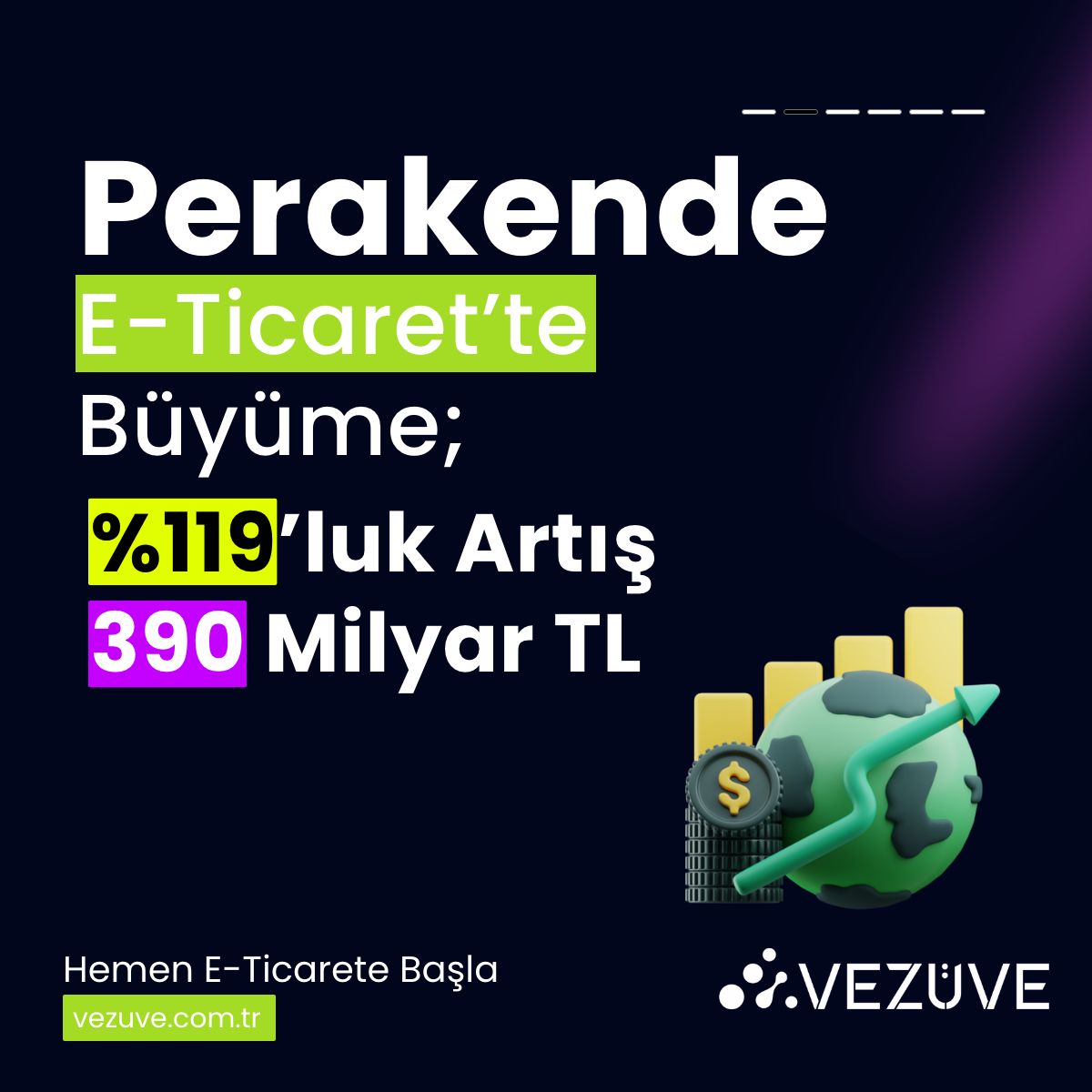 vezuvecom's tweet photo. Türkiye 2023 ilk 6 aylik e-ticaret verileri açıklandı. 
E-Ticaret sektörü tahmin ettiğimizden daha hızlı bir şekilde büyümeye devam ediyor. Bu postumuzda bilmeniz gereken en önemli verileri sizlere anlattık.

E-Ticaretin yükselen dünyasında siz de geç olmadan yerinizi alın! 🦾📦 https://t.co/5uUXMpLpz1