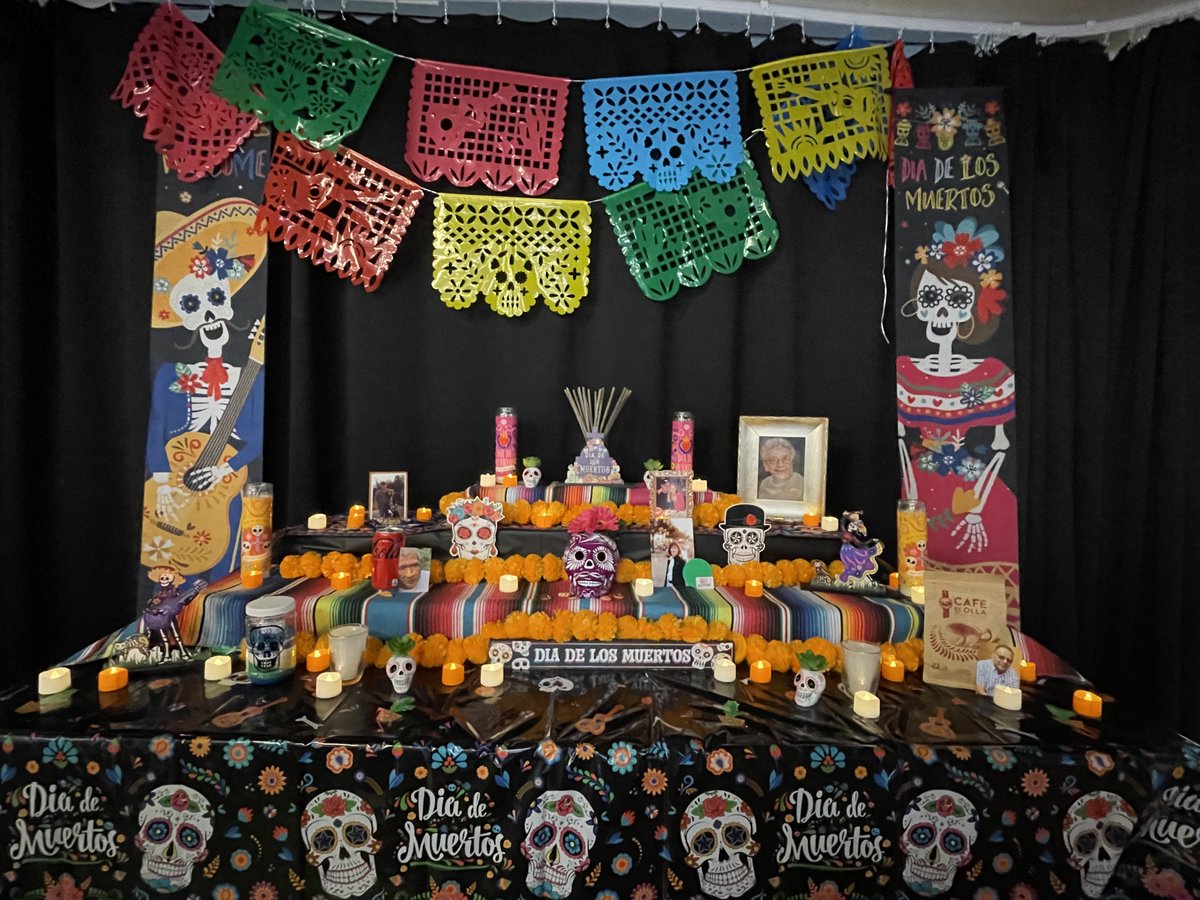 We had a beautiful celebration of #DiaDeLosMuertos in the Zone - including this amazing ofrenda to honor those we love ❤️