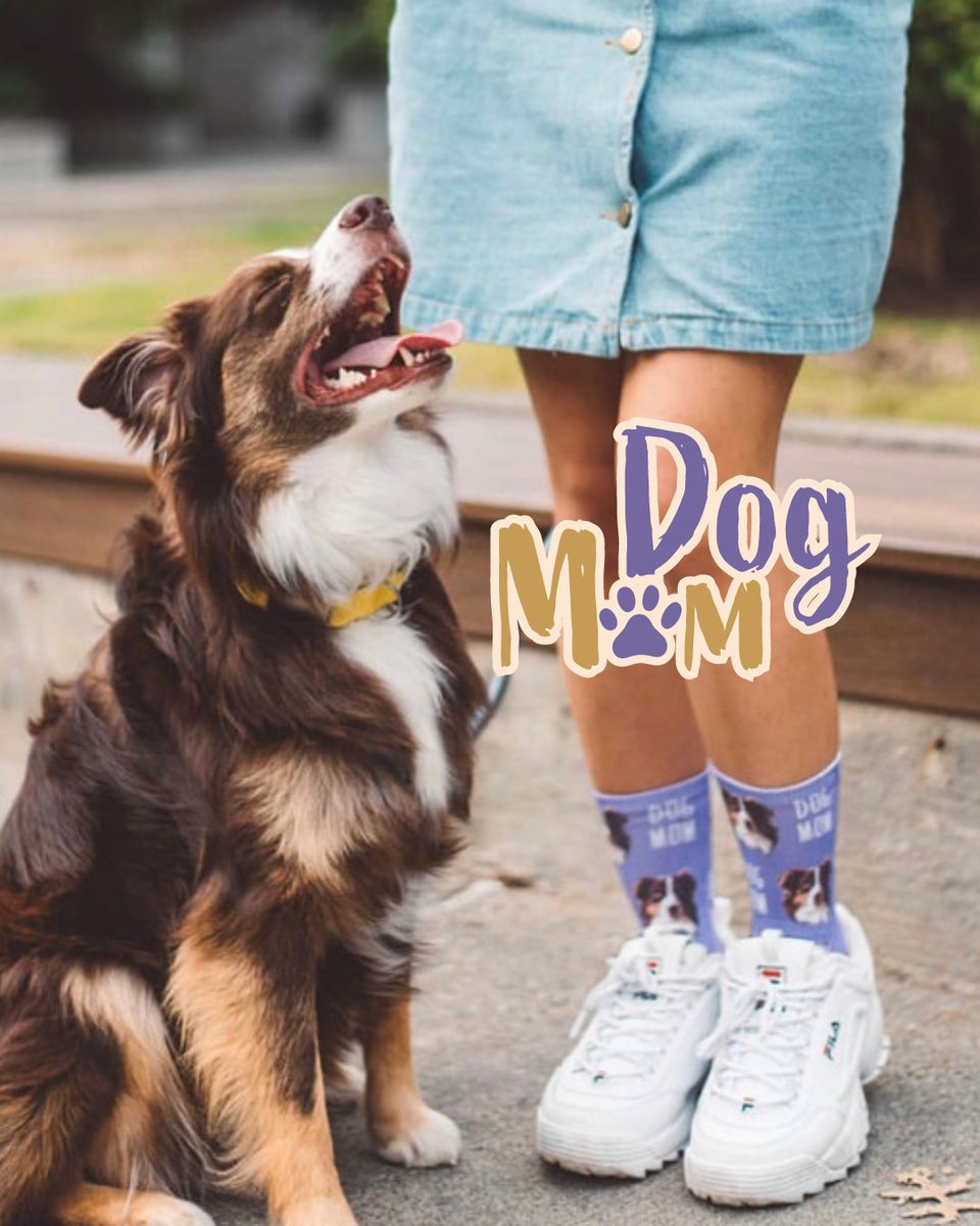 One of our most popular photo sock designs for Dog Mom gift-giving is back! Our comfy cotton socks printed with eco-friendly inks aren't like the polyester/nylon socks you typically find in the marketplace. Shop now to experience the #sockprints difference! 🧦📷🐶