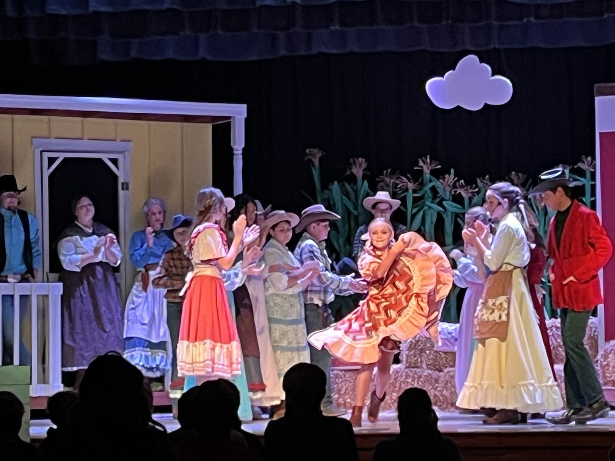 WRVwolverines's tweet photo. Come see “Oklahoma” tonight at 8PM at WRV High School!!  (Also, Saturday at 8PM and Sunday at 2:30PM) https://t.co/PuTuNlMoeN