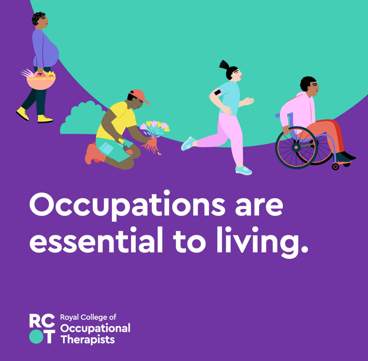 NESnmahp's tweet photo. Happy #OTWeek to OTs across Scotland who are helping people of all ages overcome challenges completing everyday occupations.

Occupations give our lives meaning and purpose they shape who we are and help us connect with others.

@RCOT @Gailnahped @garethhill999 @Carolyncahpo https://t.co/6Ny7yqbaB9