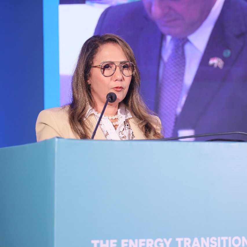 orfonline's tweet photo. .@nmkamel: #Eygpt has shown its commitment to the green economy agenda by hosting COP27 and adopting the integrated #sustainable strategy aiming at achieving 42 per cent #renewableenergy rates in 2035.

#TETDIndia23 @EnergyAlliance @g20org @NITIAayog https://t.co/HUOcjm5XyK
