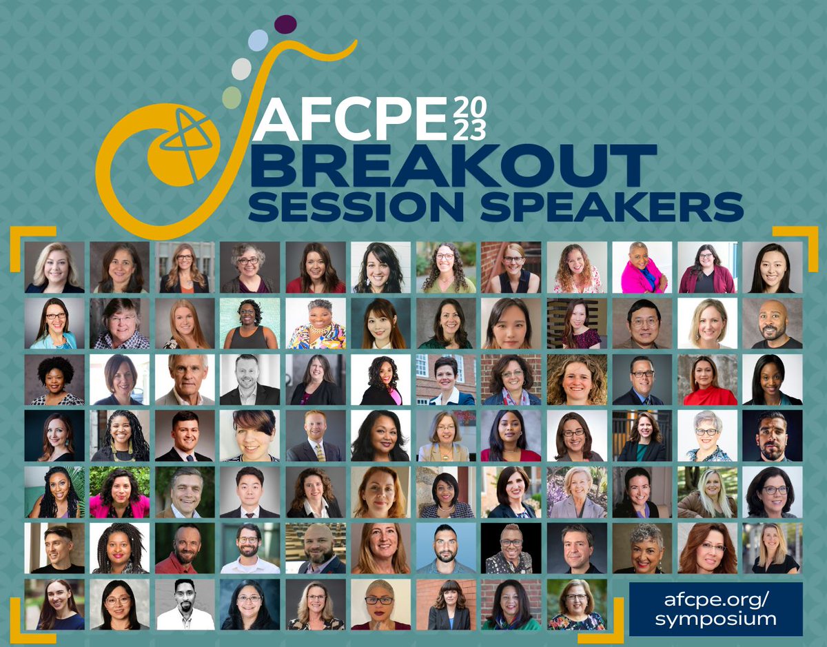 Symposium is only a few weeks away, and we have incredible breakout sessions lined up for our attendees! 

Can you spy any of your colleagues? 👀 

Build your itinerary ➡️ buff.ly/3tY0luM 
Register today ➡️ buff.ly/2sDogNI