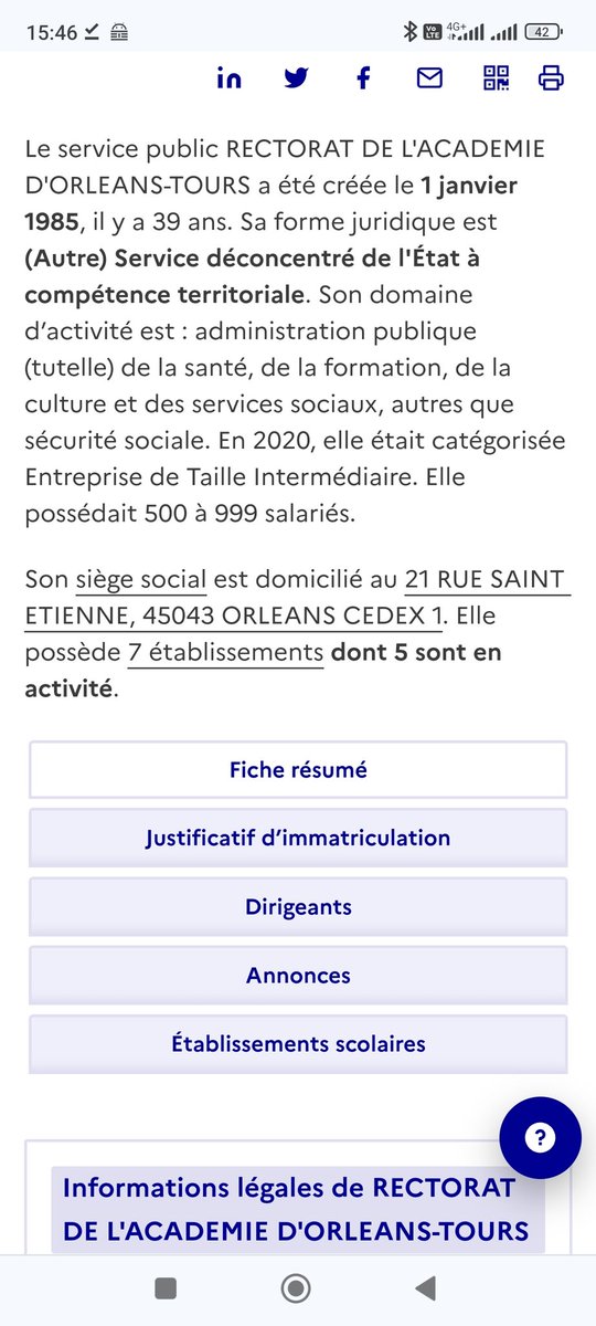 bdeguerville's tweet image. L'annuaire des entreprises
L'État a développé ce site qui permet de retrouver les données sur une entreprise, association ou administration : SIREN, code NAF/APE, numéro TVA, chiffre d'affaires, labels, convention collective...
🔗annuaire-entreprises.data.gouv.fr
#EcoGestion #EcoDroit
