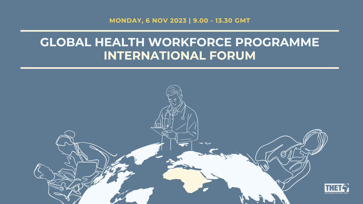 🗣️ Join us on Monday, Nov 6 for the Global Health Workforce Programme International Forum to discuss south-south partnerships for health workforce strengthening! 🤝 

➡️ Full agenda 👉 buff.ly/40lP8Aa 
➡️ Register here 👉 buff.ly/3tX5dAm