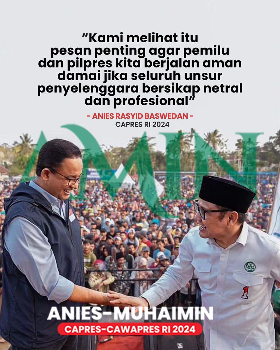AhmedDuduk's tweet photo. Perjuangan Itu Butuh Pengorbanan
#AMINJagaNetralitas
#AniesMuhaimin2024
_*Pemimpin, Adil, Netralitas*_

@cakimiNOW
@DPP_PKB https://t.co/wfMbNtOMNv
