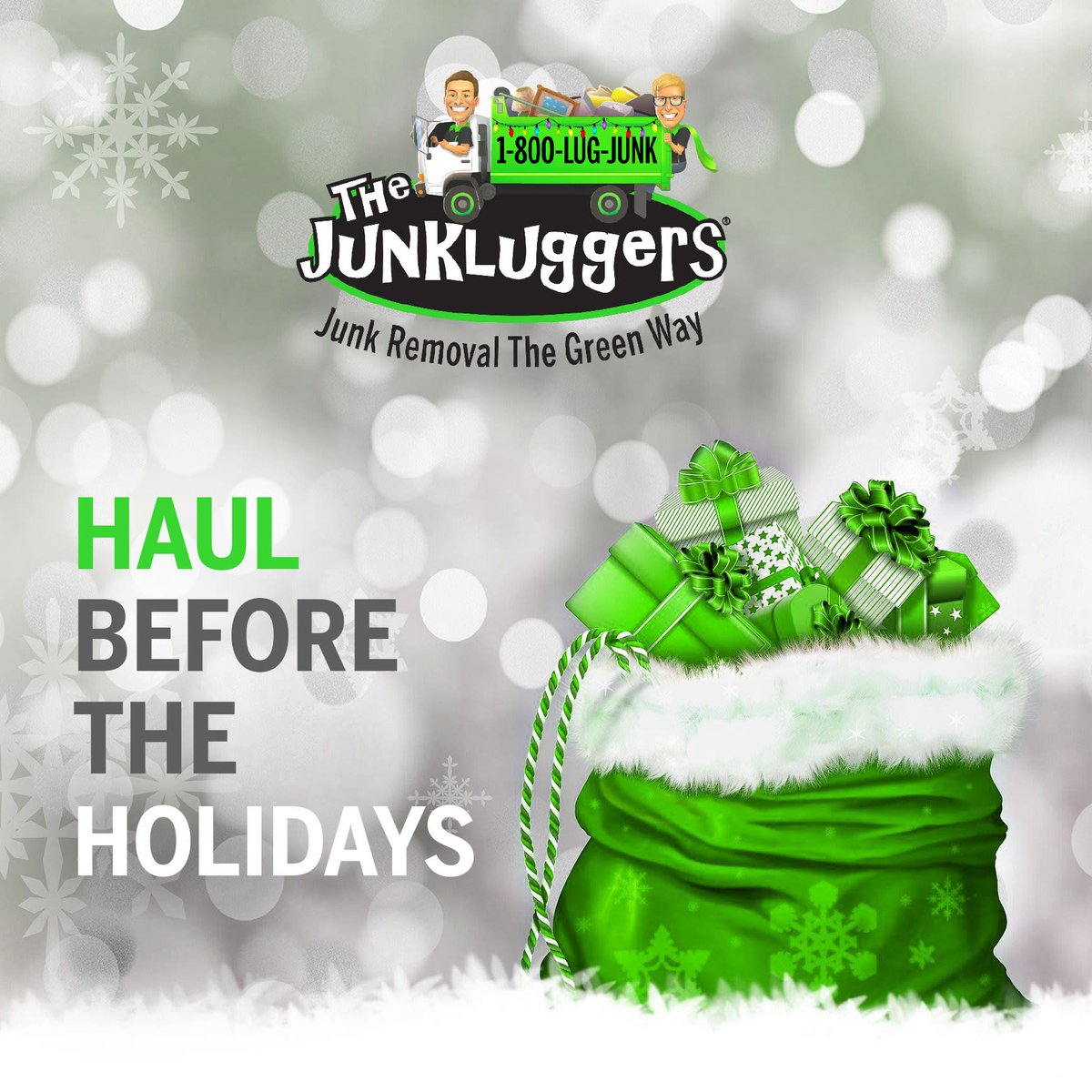 Reclaim your space, and make room for the holiday cheer. Let us help you with expert junk removal services, so you can welcome your guests in a clutter-free, stress-free environment. Book your appointment today! junkluggers.com/book-now/