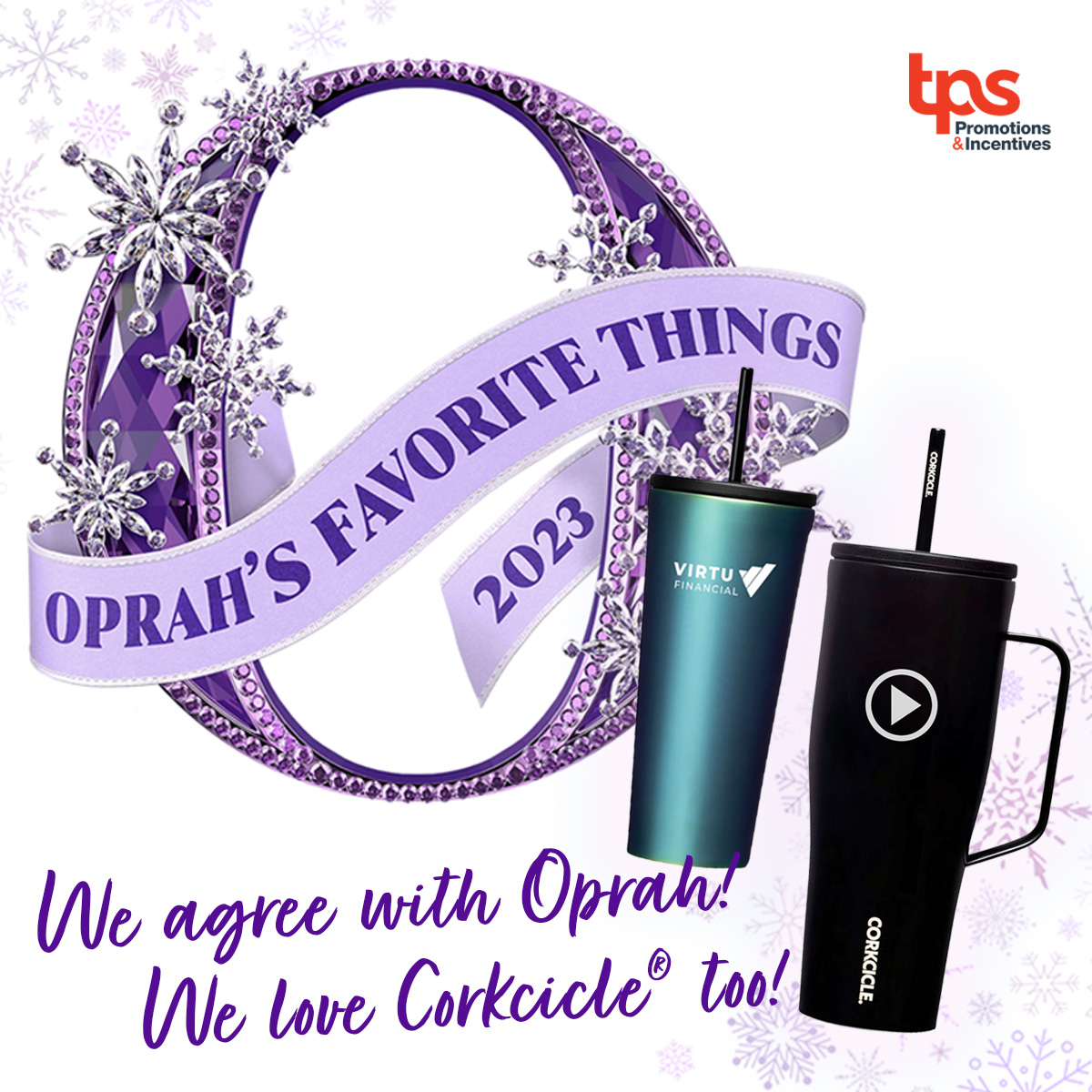 We agree with Oprah. We love Corkcicle too! See the awesome Corkcicle options in the TPS Holiday Gift Guide on pages 28 and 56. Now is the perfect time to talk about holiday gifts! tpscan.com/tps-gift-guide… #corkcicle #oprah #oprahwinfrey #holidaygifts #employeegifts #clientgifts