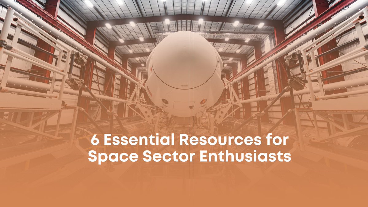 Stay up to date with the latest trends, news, and developments in the space tech sector with our favorite space-related resources. (a thread)

#SpaceEconomy #SpaceBlogs #SpaceResources