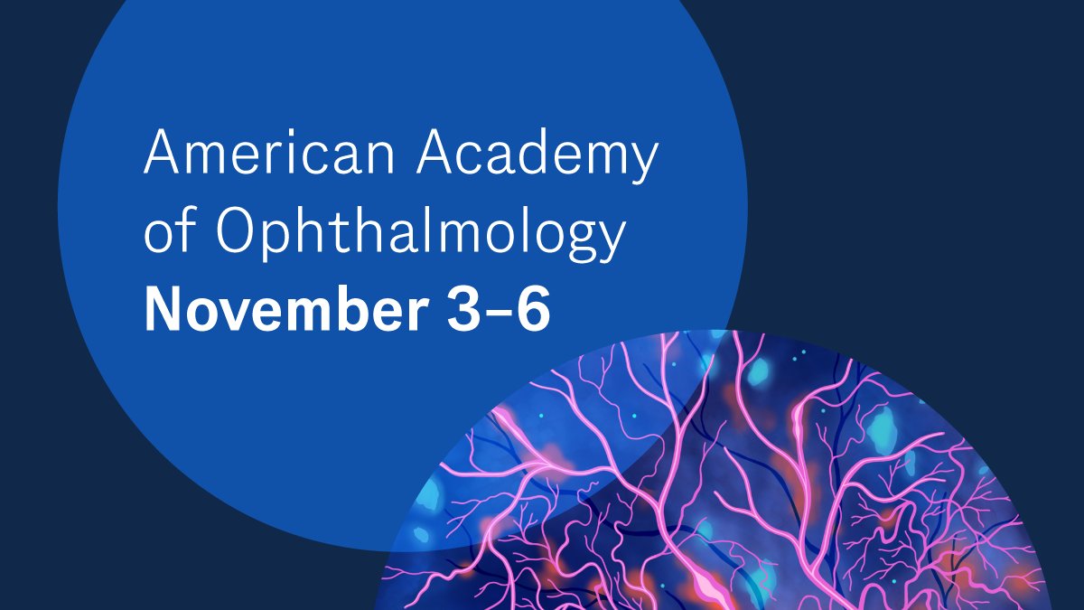 We’re attending the 127th annual #AAO23 conference here in #SanFrancisco to showcase how our latest research is reshaping the landscape of #Ophthalmology. @aao_ophth
