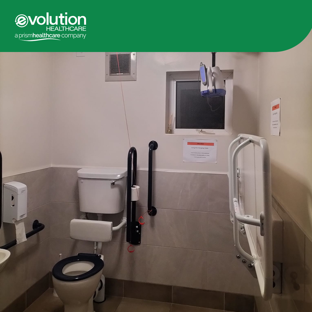 EvolutionHC_Ltd's tweet photo. Our team were in The Patrician supplying and fitting a new bench and hoist. 
These amenities will help make a dramatic difference to the lives of people with learning disabilities, and other disabilities that severely limit mobility.

#healthcareequipment #accessiblity https://t.co/YPDVQMIMys