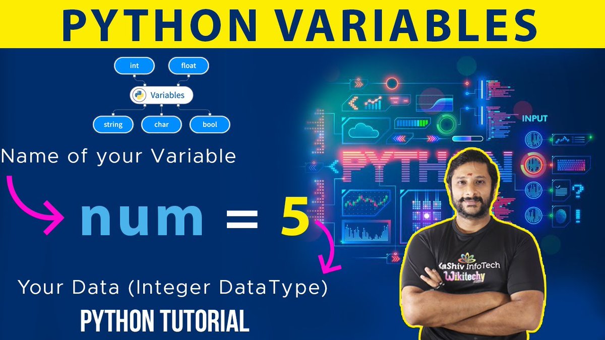 kaashivinfotech's tweet image. 🐍Python Variables | Variables in Python | Python Tutorial for Beginners #python #pythonvariables #pythonprogramming #pythontutorial #pythonforbeginners #python3 #pythonprojects #kaashivinfotech youtu.be/UdJVdmKZVdU