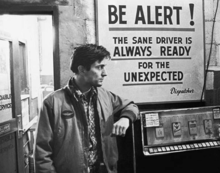 taxi driver’ set, 1976.