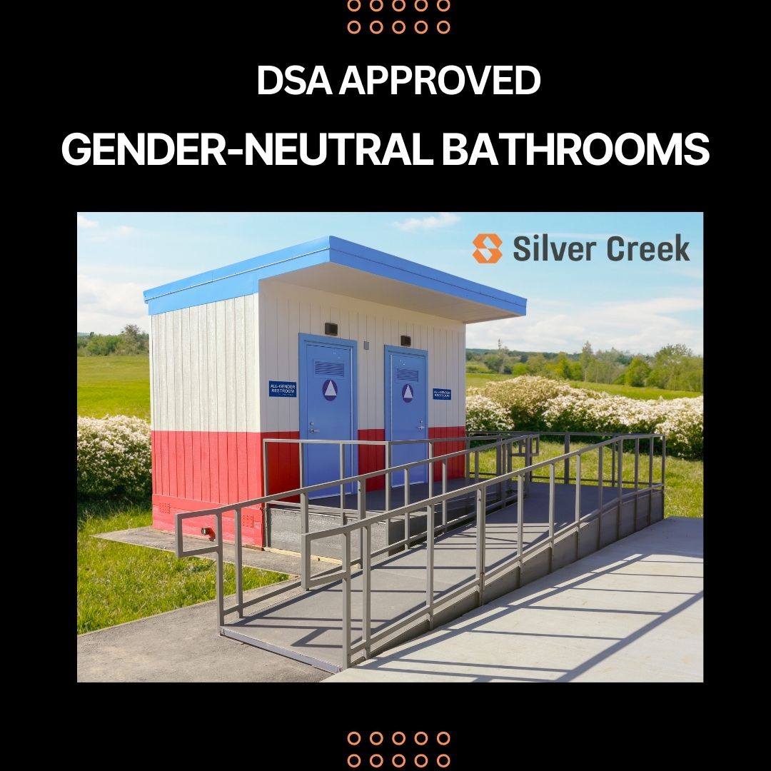 In response to Senate Bill 760, we are proud to introduce our state-of-the-art DSA Approved Gender-Neutral Bathroom Module -- an inclusive restroom experience for all individuals. #modularconstruction #construction #genderneutralbathrooms #DSAapproved #inclusivity