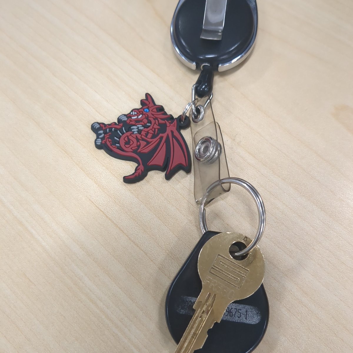 superheeether's tweet photo. @DanGreenVoices Okay I HAD to share because I've been repping Slifer on my work lanyard for 2 years. ❤️ #yugioh #fanforlife #yesiamgrownthankyou https://t.co/wR6AOKAkpq
