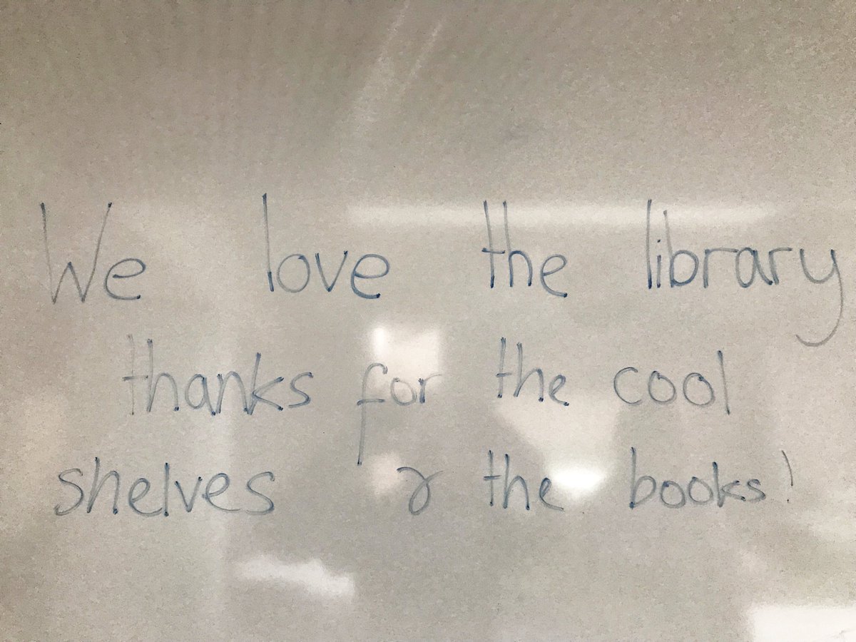 Ending the week with this lovely message we recently found on one of our study whiteboards! We're glad other people think books are cool too! 😎