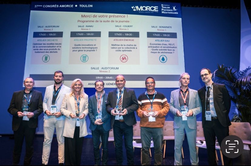 🌊La Communauté urbaine de Dunkerque et le Syndicat de l'Eau du Dunkerquois labellisés « territoire d’eau en transition écologique » lors du Congrès national Association AMORCE

Un engagement pour la transition écologique intégrant économies d’eau, climat, ressources et énergie.