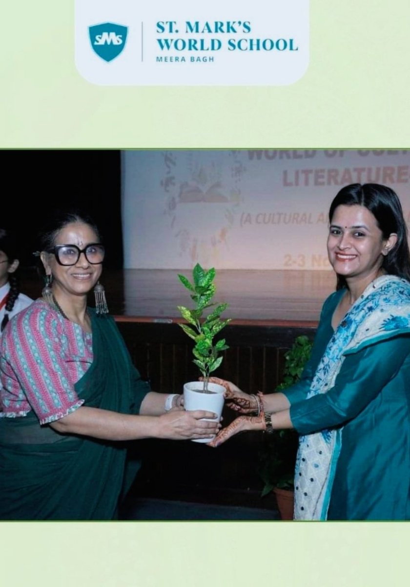 I'm honoured to be part of the jury at St. Mark's World School for the inter-school competition (Wonderful World of Literature and Culture). It was a great experience to witness and celebrate young talents.