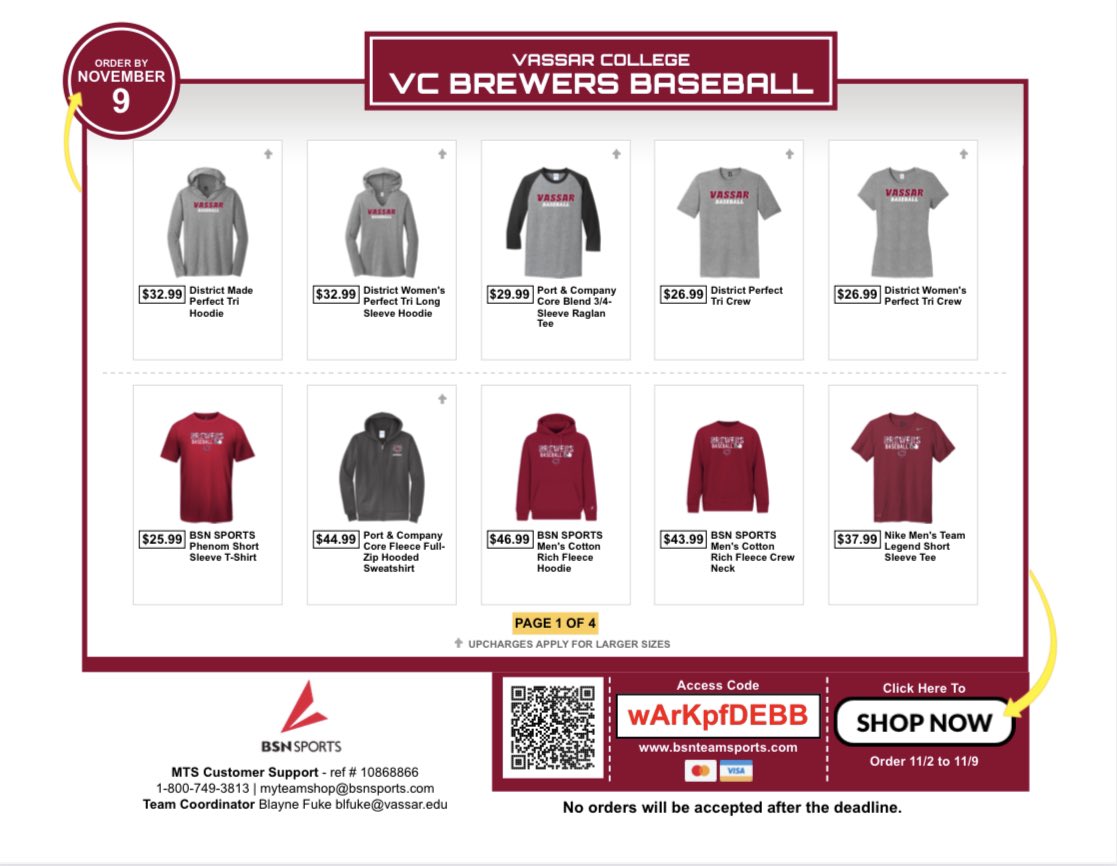 Team store is officially open‼️ Link: bsnteamsports.com/shop/wArKpfDEBB