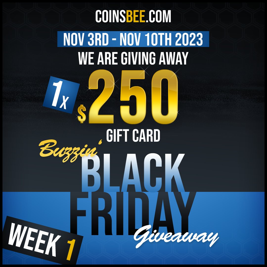 coinsbee's tweet photo. 🔥The first of the three #BlackFriday and #CyberMonday GIVEAWAYs with Coinsbee! 🐝

Think this is a joke? Think again! 🤯

1️⃣ Subscribe to our Newsletter: https://t.co/FIZcQNQ91l
2️⃣ FOLLOW @coinsbee
3️⃣ Like this post and tag 3 friends

…and have a chance to win 250$💶by choosing a gift card from the desired brand🤩

❗Deadline - November 10, 12:00 CET. The winner will be announced on this day and the next even cooler giveaway will be announced 😎
