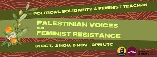Join <a href="/Purposeful_org/">WeArePurposeful</a>, AWID, WHRDMENA and The Palestinian Feminist Collective for Political Solidarity &amp; Feminist Teach-Ins: Palestinian Voices and Feminist Resistance. 

November 6, 2023 | 2:00-3:30 p.m. UTC 
Register here: bit.ly/3tRGzkw