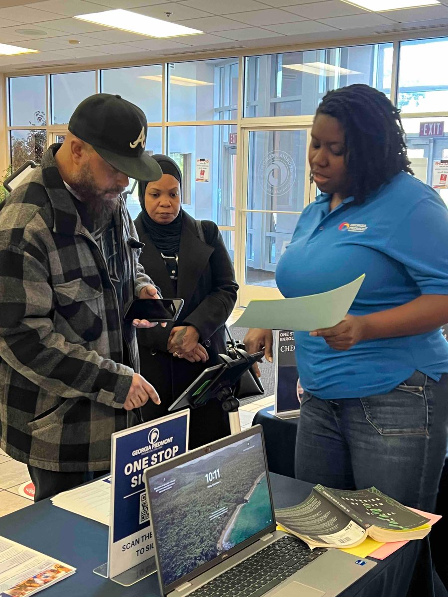 GoGPTC's tweet image. Our One-Stop Enrollment Event is going on now till 2PM. Admissions, financial aid, advising…you name it! Come by and we’ll get you set up for Spring ‘24. 

#GPTCConnects 
#GoGPTC