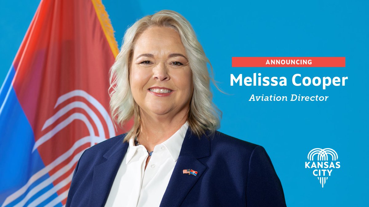 Kansas City welcomes our first female Aviation Director, Melissa Cooper. With 17 years of experience with the department, Director Cooper will lead Aviation into the future. ✈️ Read more about her here: kcmo.gov/news