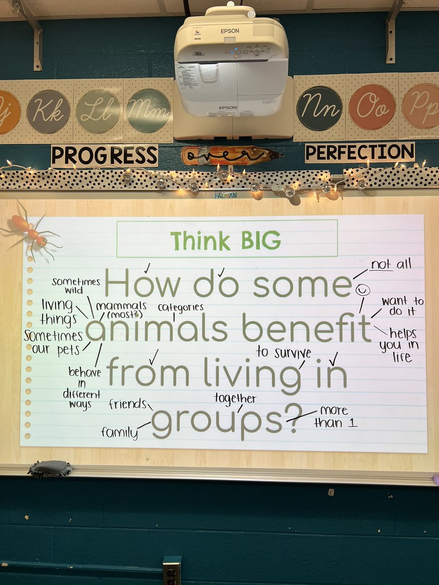 The third grade Huskies had some great BIG ideas this morning while “dissecting” our new Big Question. 💭🐾 @HayesHuskies