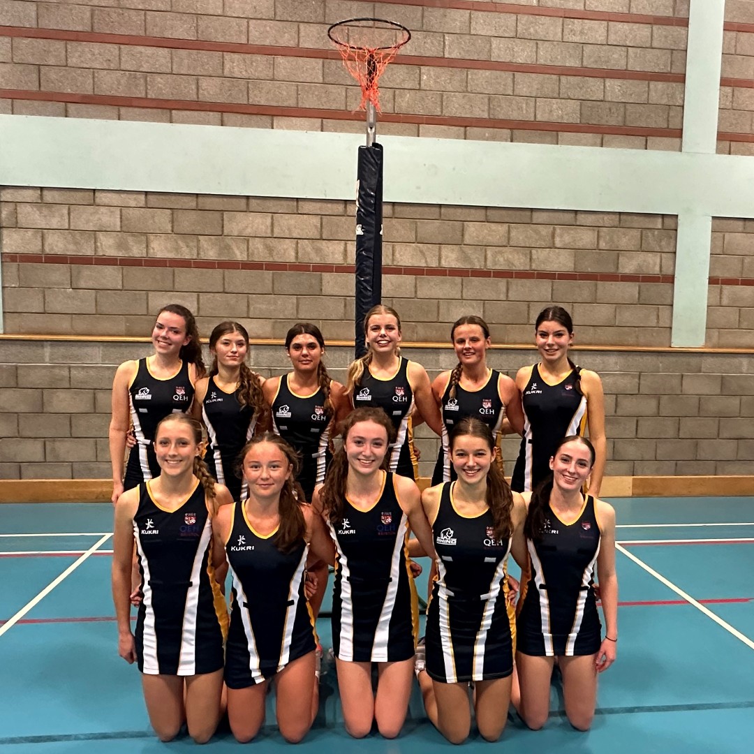 QEHSchool's tweet photo. Congratulations to our 1st VII netball team, who played against Churchers College in the SnS plate round 2. Their win sees them move on to the next round of the competition. Well done Girls. π #team #netball #qehsport @QEHSport https://t.co/vq6O3g4DwS