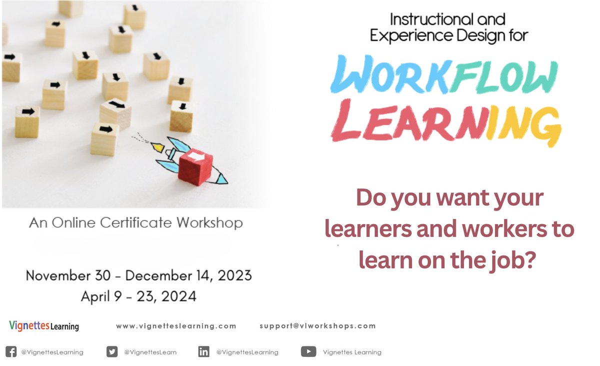 It is always important that they develop critical thinking to continue addressing challenging situations moving forward.

We will “hook up” learning experiences in informal and workflow situations to deliver impactful results. Join us and learn more. bit.ly/3NJeOkz