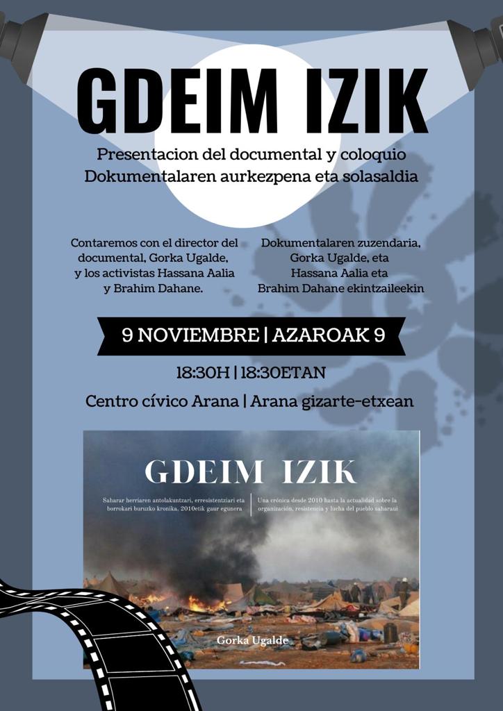 rualdeam's tweet photo. GDEIM IZik
Crónica de la resistencia Saharaui
#VitoriaGasteiz 
#ccArana #gdeimizik #saharaui https://t.co/uDkeEERoY6