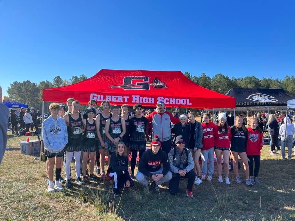 Great race by the boys and girls today as they are headed to the state XC meet next week.  @gilbert_indians #indianpride #statefinals
