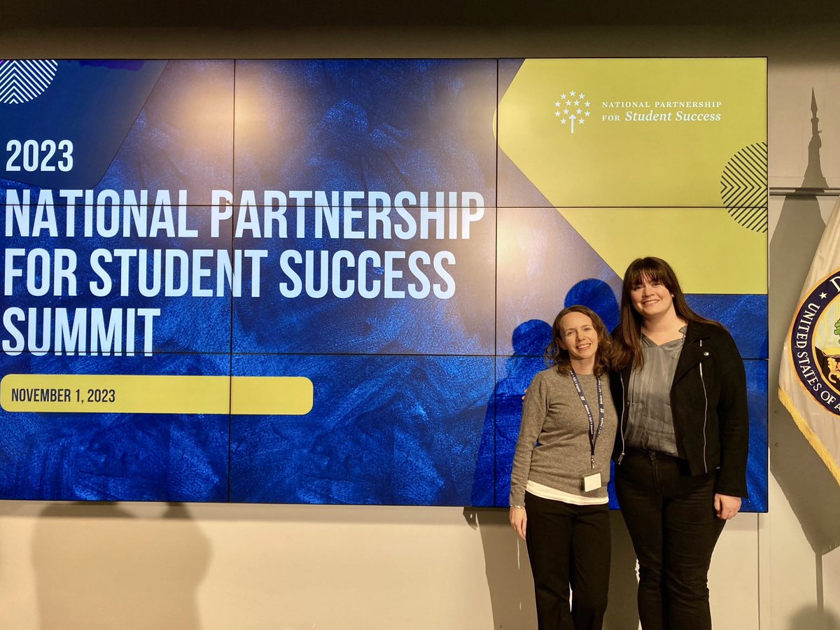 We were honored to attend the 2023 @nps_success Summit at the U.S. Department of Education! This was held to celebrate the work organizations across the country are doing to help students succeed and thrive We’re so grateful to be a part of this important call to action!