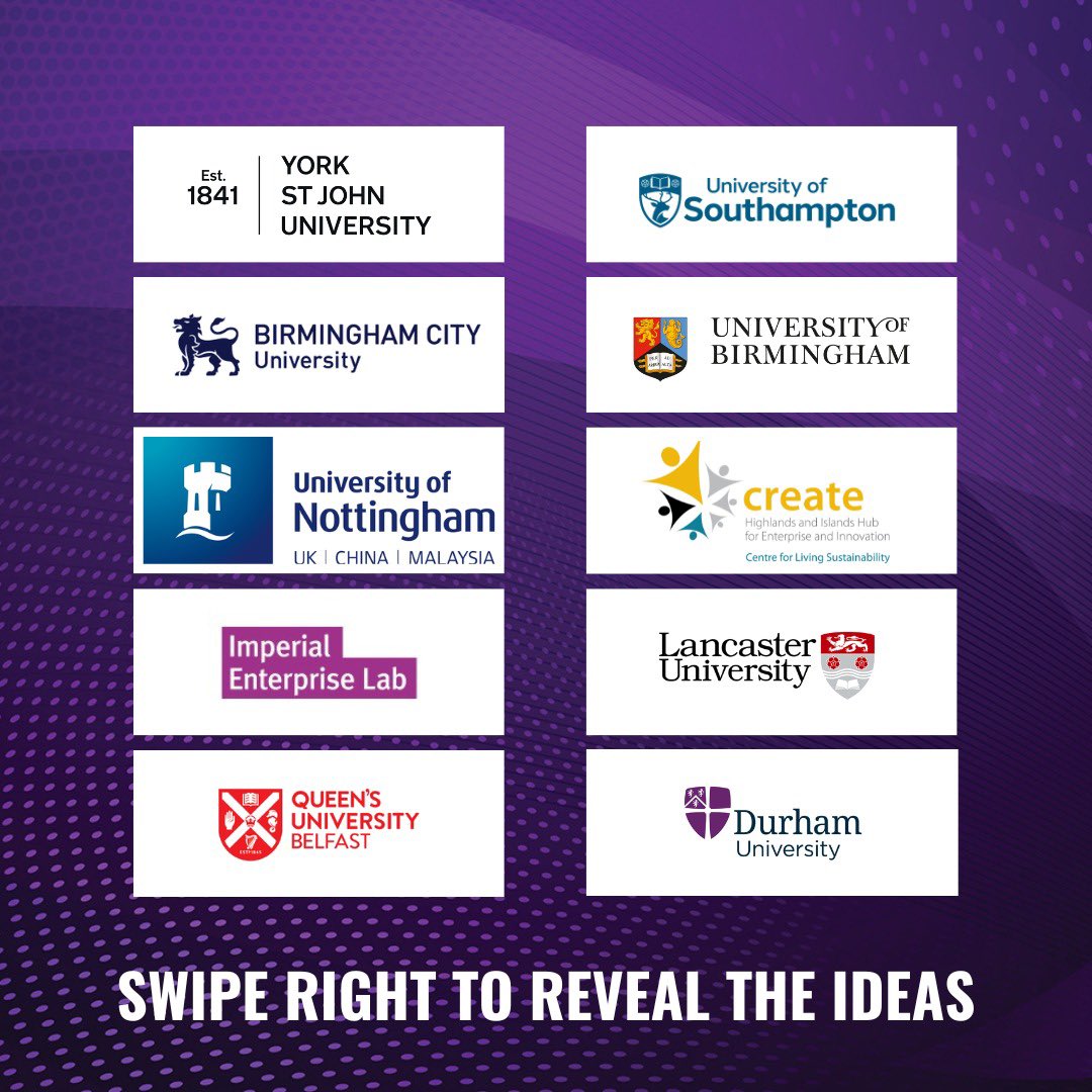 ESBFcharity's tweet image. As you’re reading this, our finalists are rehearsing their 3-minute pitches. ⏰ 

Here’s a recap of the brilliant ideas we have at this year&apos;s Champions of Champions. #EIBCGrandFinal @RAEngNews #UKEngineering #EngineeringUK