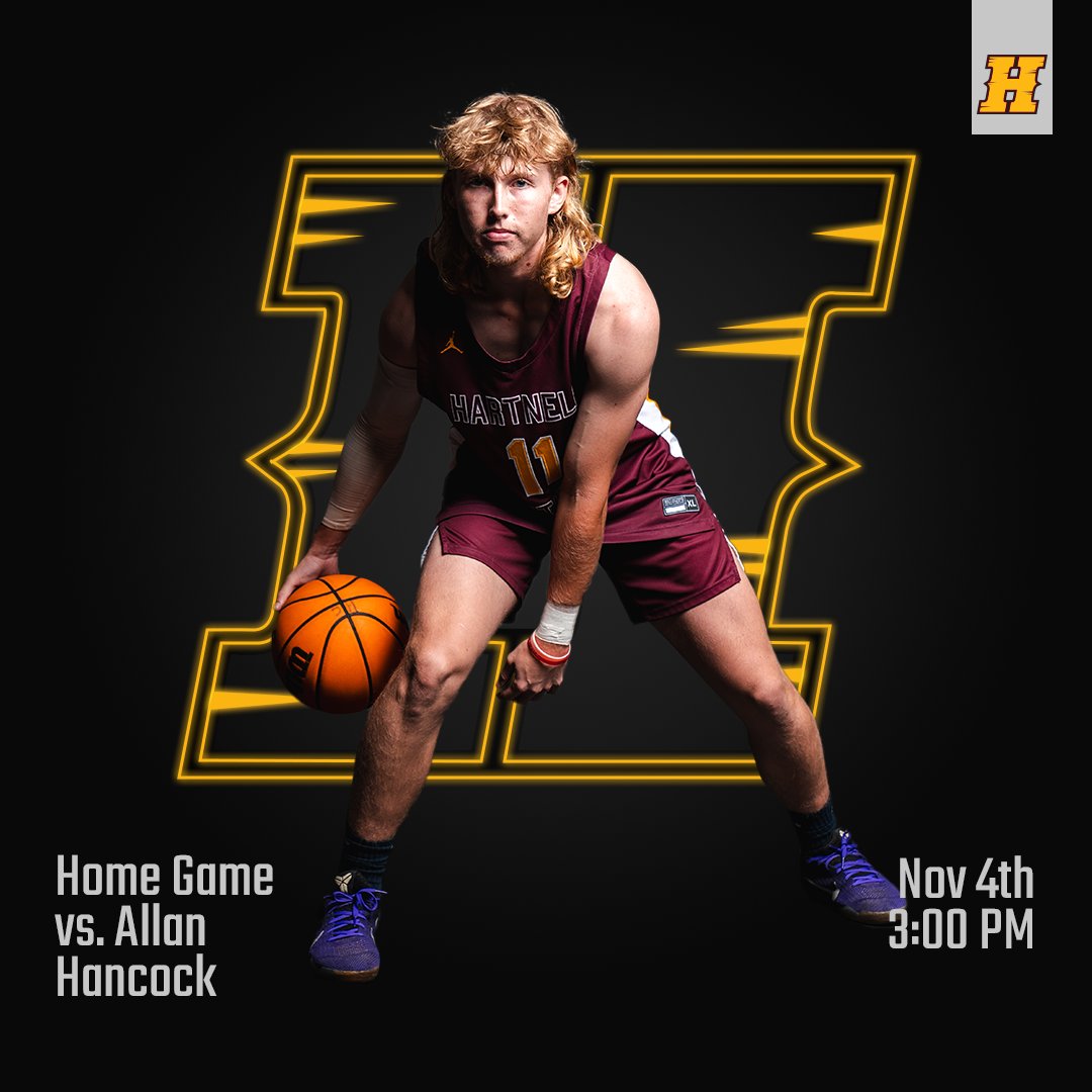 Hartnell Athletics (@hartnellathletc) on Twitter photo 🏀 Game Day! 🏀
🆚Allan Hancock
⏰ 3 p.m.
📍 Hartnell Gymnasium
Come out and support the Men's Basketball Team‼️ Let's go Panthers‼️🔥
<a href="/HartnellMBB/">Hartnell College Men’s Basketball</a> #PantherPride #hmob 🏀 Game Day! 🏀
🆚Allan Hancock
⏰ 3 p.m.
📍 Hartnell Gymnasium
Come out and support the Men's Basketball Team‼️ Let's go Panthers‼️🔥
<a href="/HartnellMBB/">Hartnell College Men’s Basketball</a> #PantherPride #hmob