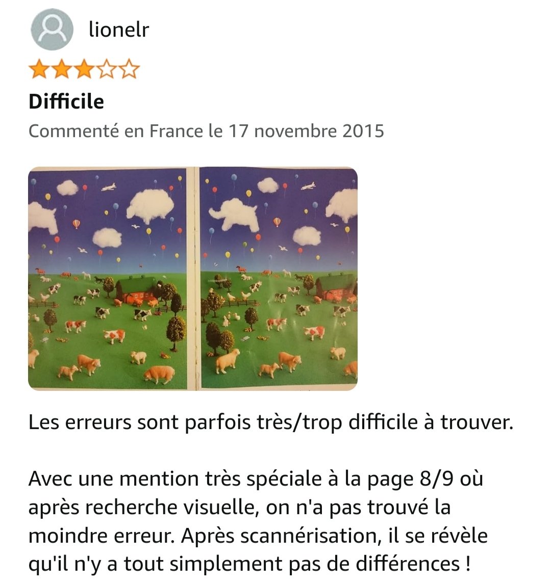 Grosse activité de recherche des 7 erreurs avec <a href="/EmethysteChan/">Emethyste ~ Commis. ⓞⓟⓔⓝ ~</a> et <a href="/Seranyte1/">Seranyte</a>
Après 15 minutes sans rien trouver, on remarque qu'on s'est juste fait arnaqué par le livre 🫨