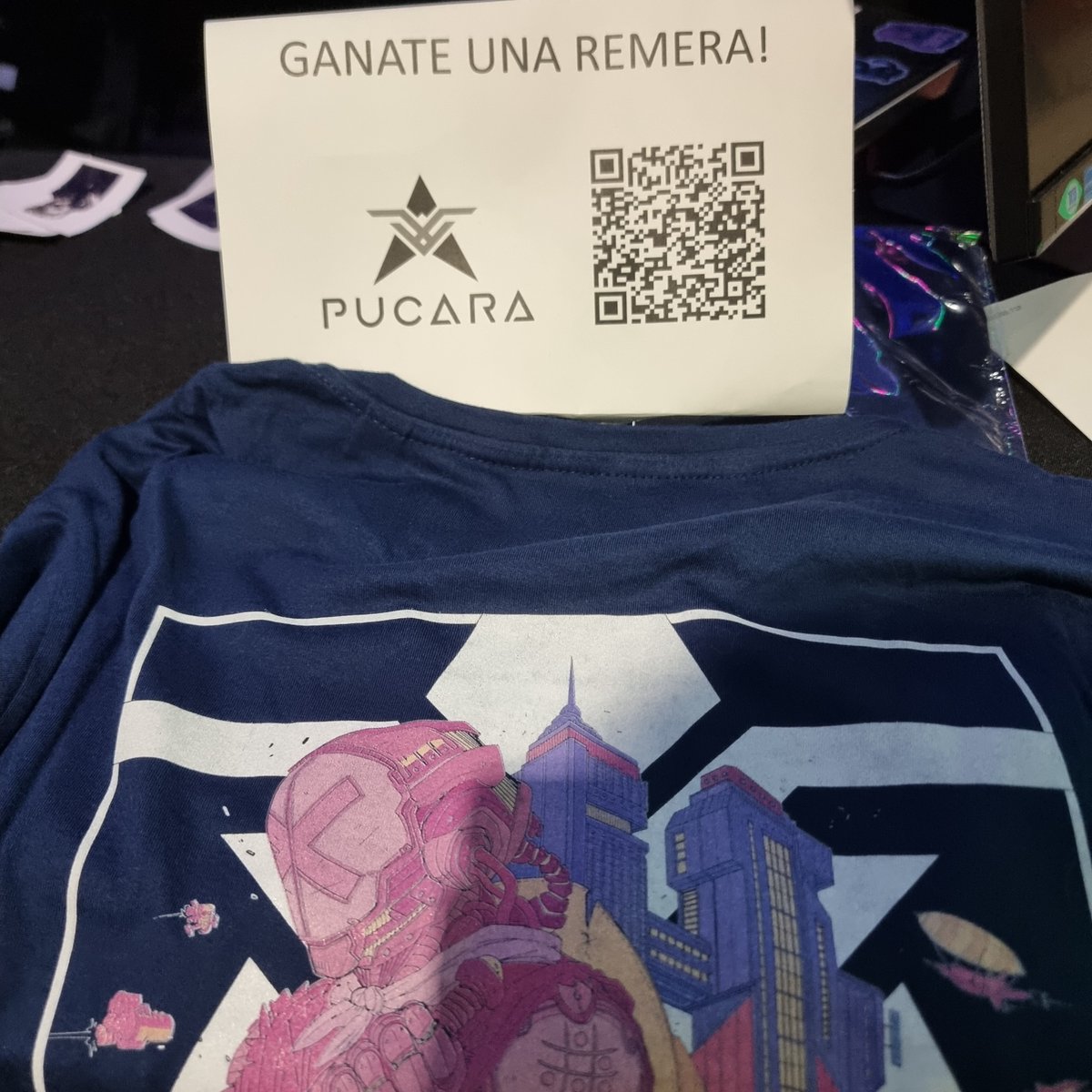 📢 Hoy a las 16:00 sorteo de remera de <a href="/pucara/">Pucara Cybersecurity</a> en el stand del BlueSpace ‼️‼️

Escaneá y ganá‼️👕📷

#Ekoparty2023