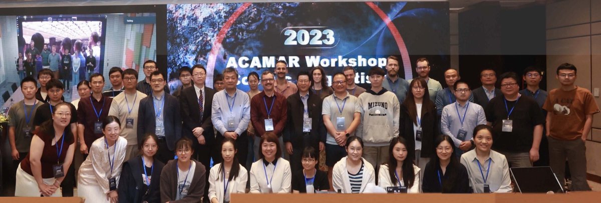 2023 ACAMAR workshop on Cosmic Magnetism held in Shanghai, with an in-person hub in Perth. It fosters collaboration and new scientific projects surrounding ongoing Cosmic Magnetism surveys, providing an opportunity to work on China SKA Regional Centre atnf.csiro.au/ATNF-DailyImag…