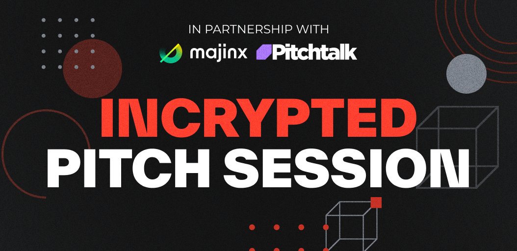 pitchtalk_com's tweet photo. Great news today! π While some of our team members are with @incrypted today, we're excited to announce that we'll soon have an online pitch session. Stay tuned for all the details, which you can find here https://t.co/44cV503WqNπ
#IncryptedPitchSession #PitchTalk https://t.co/ASppe4wkOf
