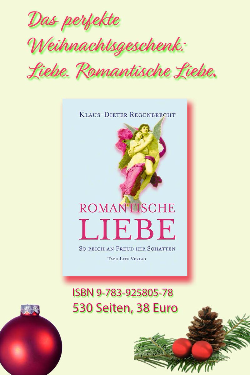 regenbr's tweet photo. #Xmas  is coming soon. Jetzt schon an ein schönes Geschenk denken: #love #Literature #booktwt #giftideas #Reading #authors Freude bereiten make people #happy #romantic #Essays #History https://t.co/U9N0HBmof5