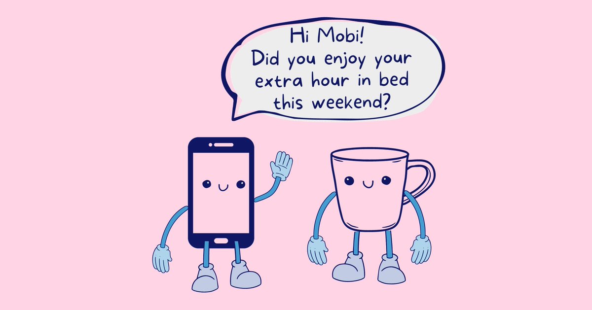 MobiliseCare's tweet photo. Meet Mobi! 👋 Over in our carer community we have introduced the newest member of the Mobilise Team. Check out Mobi's reaction to the extra hour "in bed" last weekend.... https://t.co/W9JjcZ8FSx https://t.co/ddzSIfNxoA