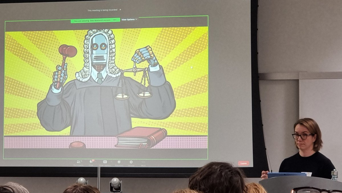 ColinGDavidson's tweet photo. #Robojudge #future of #law? 
@DLAinfo conference on #AI and #Discrimination with @Dee_Masters
#EqualityWhatEverItTakes 
@ColeKhan_Law https://t.co/avfKwa4NoO