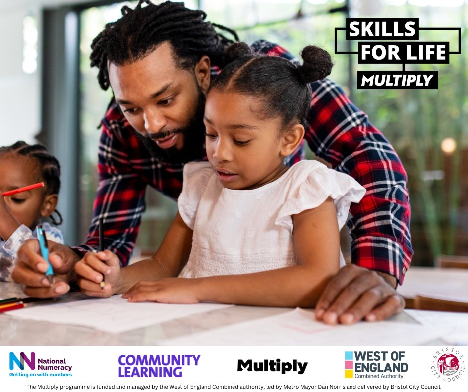 lctinfo's tweet photo. Do your children ask for help with their maths homework? Multiply can support you with #MathsConfidence. Enrol on our FREE #Multiply courses https://t.co/hmwsCgkyen
#SkillsforLife #NumberConfidenceWeek #Bristol #Bristolfamilies https://t.co/JRQmYSWfj5