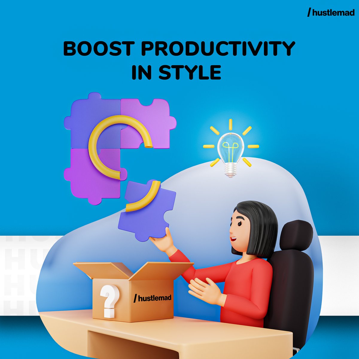 hustlemad_'s tweet photo. Ready to take on the workday? Make your workspace an oasis of focus and creativity with Hustlemad merchandise. Your dreams, our motivation. Let's work with purpose! 💼🌟
#WorkplaceMotivation #HustlemadStyle https://t.co/yubdHzyoIO