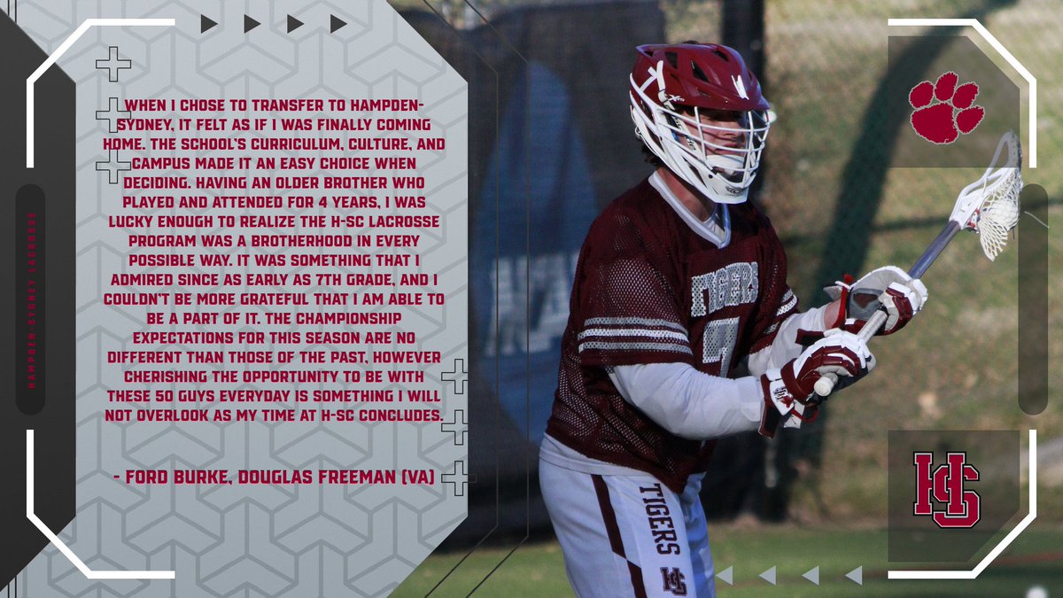 HSCLacrosse's tweet photo. Senior Spotlight - Coming to H-SC from Richmond, VA, today we turn the spotlight to attackman Ford Burke @ampedlax https://t.co/HYfIeYqwkk