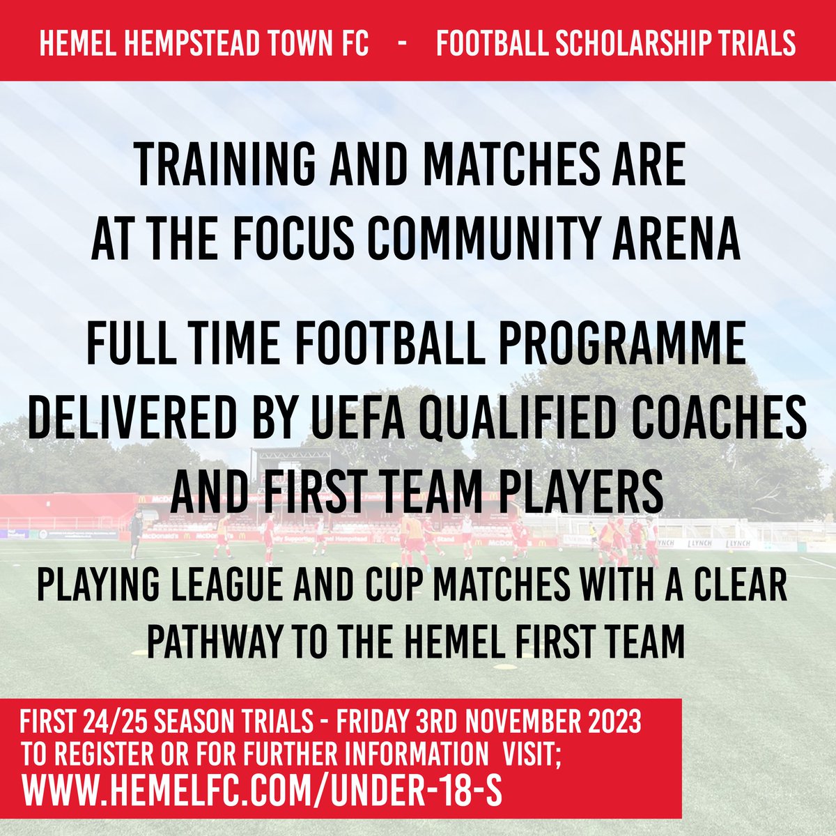 Hemel Hempstead Town FC Academy tweet media